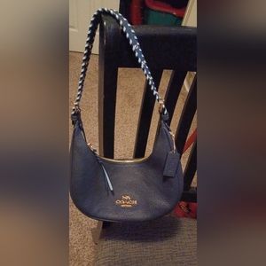 Navy blue Coach mini boho